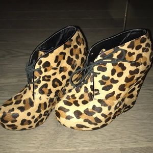 Steve Madden cheetah boots